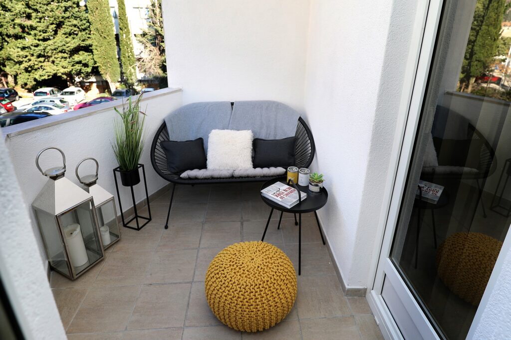 come arredare un balcone piccolo